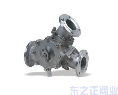 Y型三通法蘭球閥