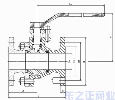 HG/T20592球閥結構圖